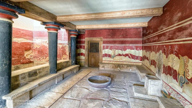 Throne Room,  The Palace of Knossos