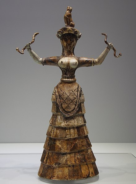 1. Minoan Snake Goddess