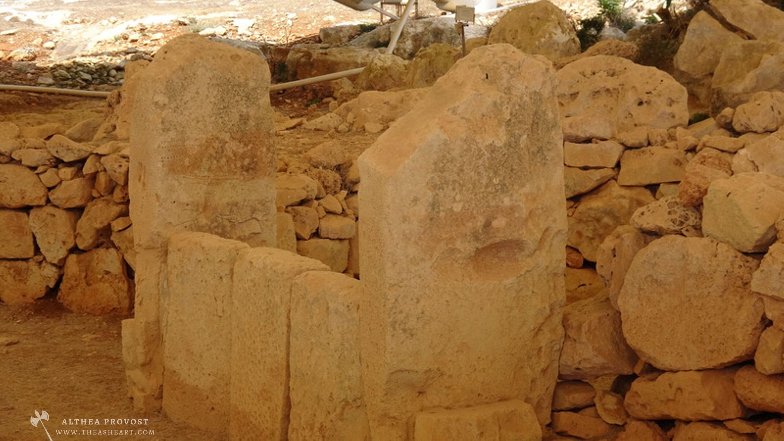 Starseed Malta Adventure 2019 — lunar notation carved into the Mnajdra temple lintel marking the moon’s cycles.