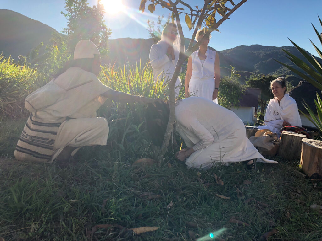 Althea Provost, Arhauco ceremony, Santa Marta, Columbia