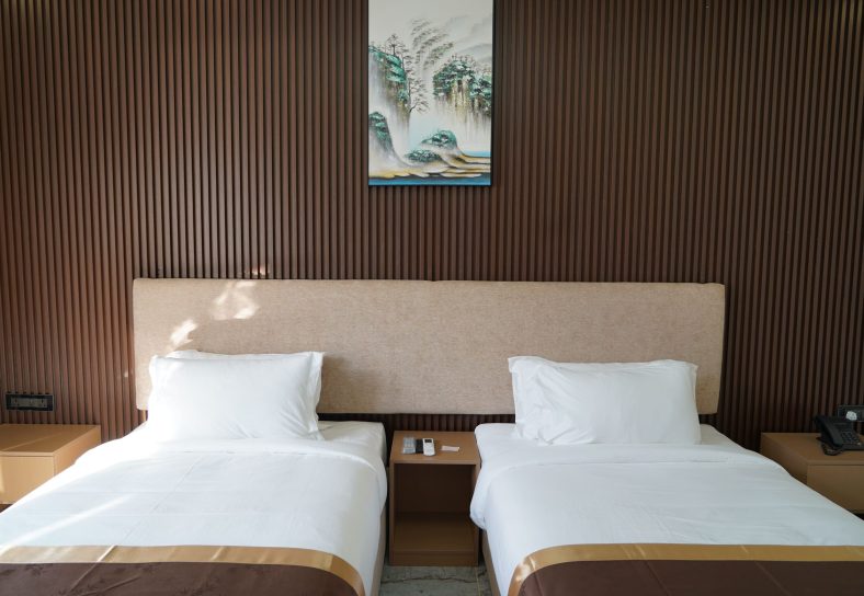 Starseed Bhutan Adventure with Althea Provost — double occupancy room at Tara Haven with modern Bhutanese design and warm wood accents.